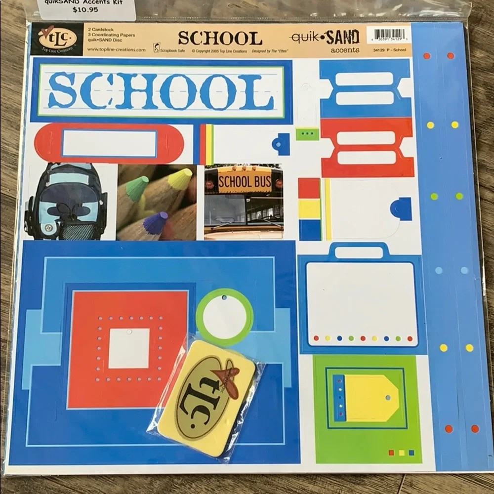 3 NEW Scrapbooking Kits Family School Strawberry